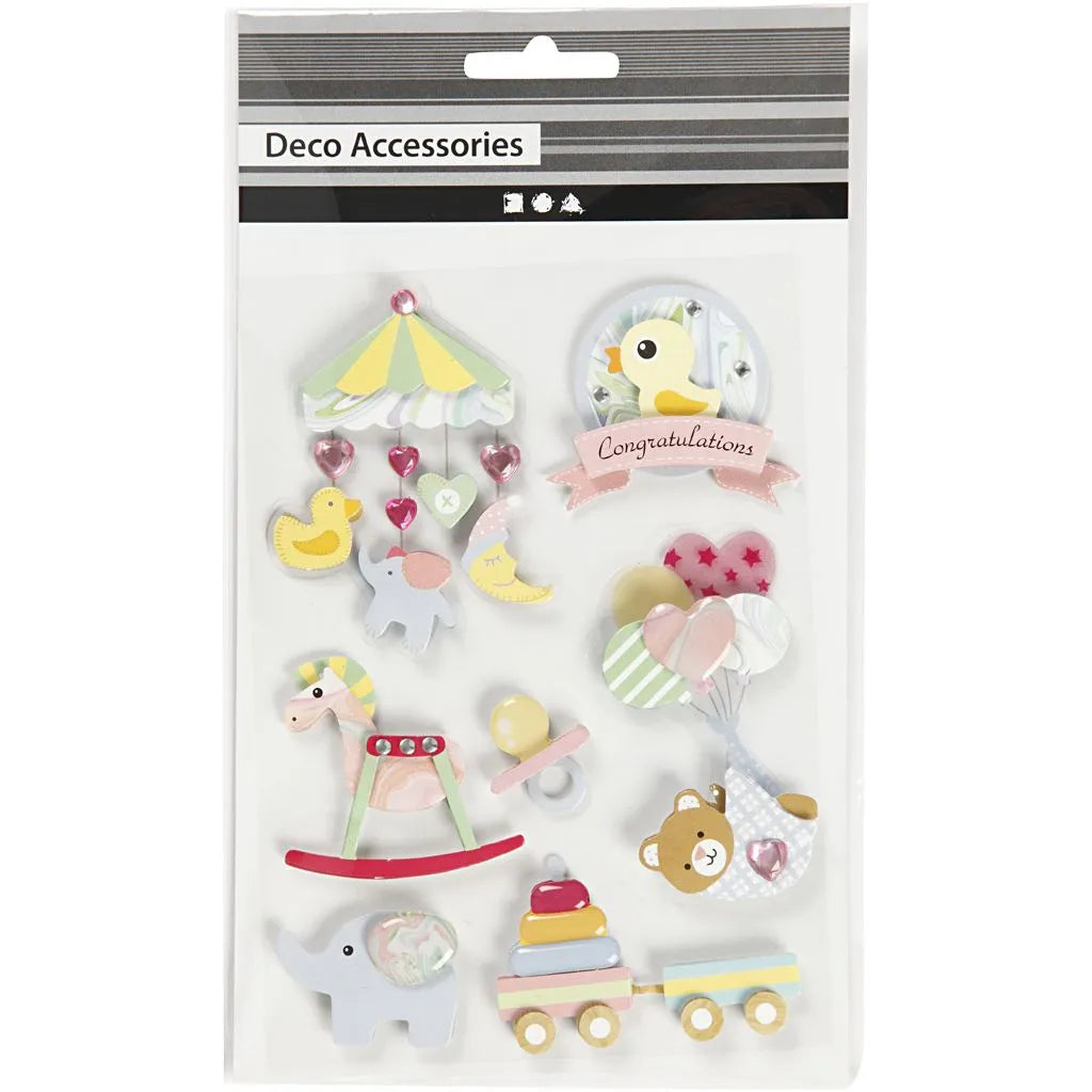 3D Stickers - Baby (8 Pieces)