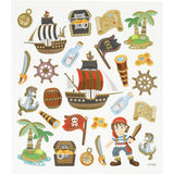 Stickers 15x16.5cm Sheet - Pirates