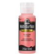FolkArt Multi-Surface Acrylic 59ml - Fire Coral