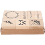 Rubber stamps set