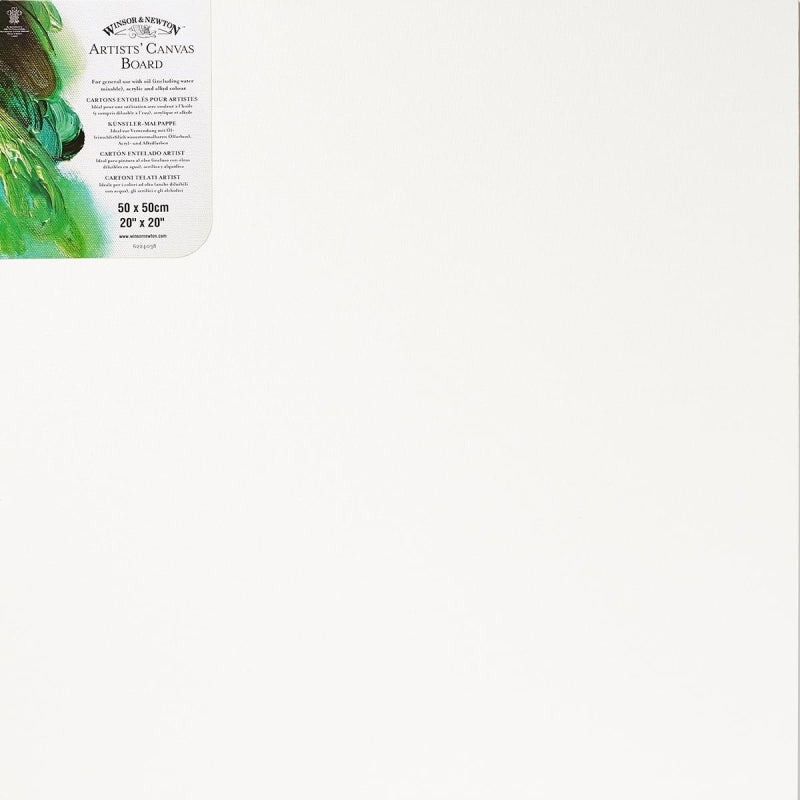 Winsor & Newton Artist's Canvas Board - 50 x 50cm/20x20"