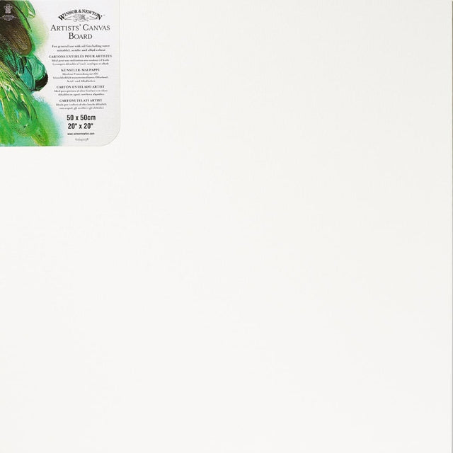 Winsor & Newton Artist's Canvas Board - 50 x 50cm/20x20"