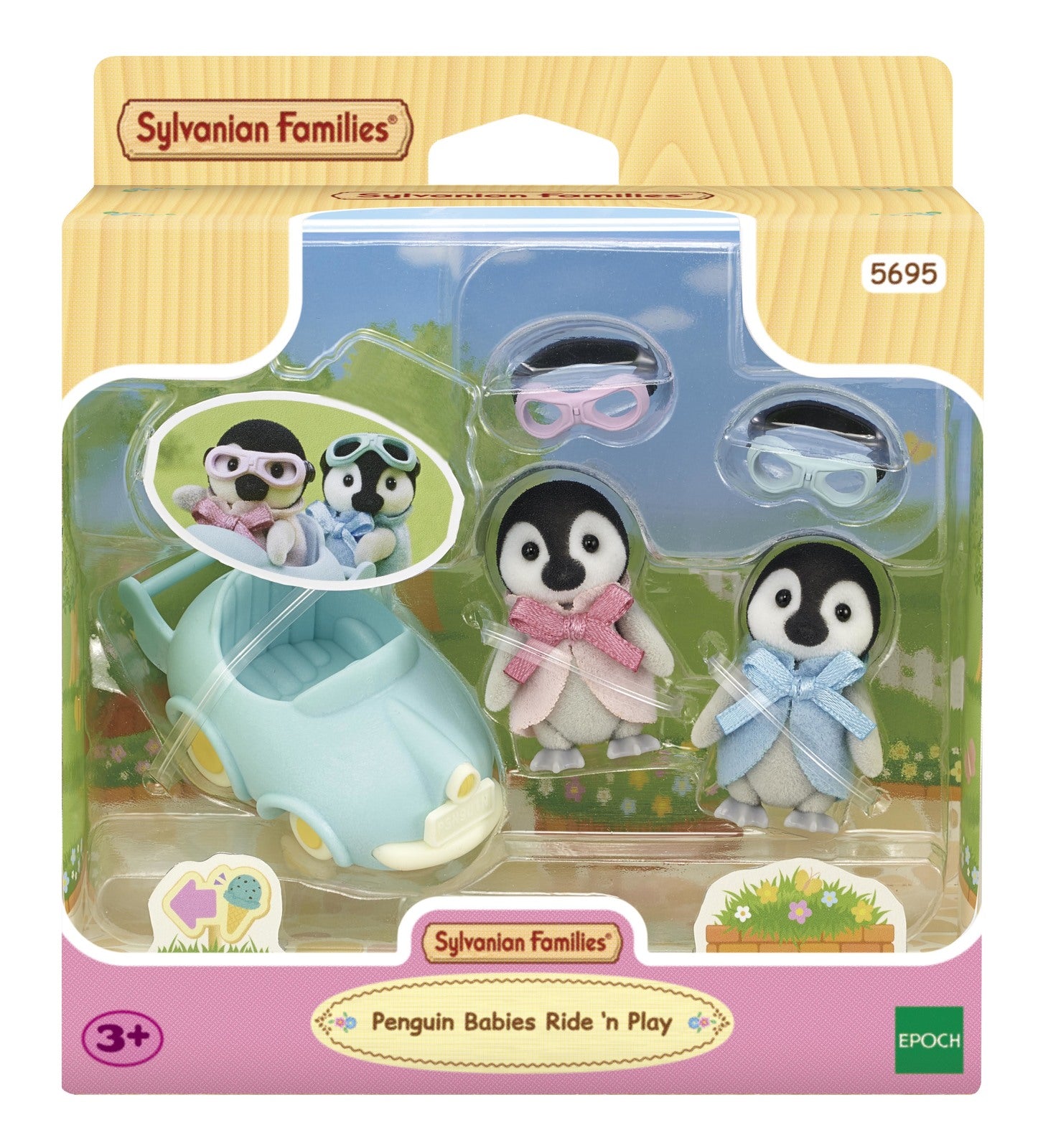 Sylvanian Families Penguin Babies Ride n Play Set – Art Hobby