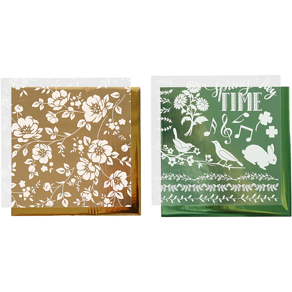 Deco Foil and transfer sheet