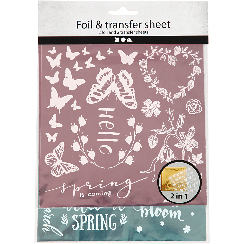 Deco Foil and transfer sheet