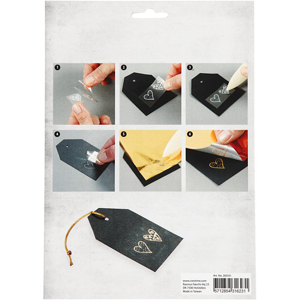 Deco Foil and transfer sheet
