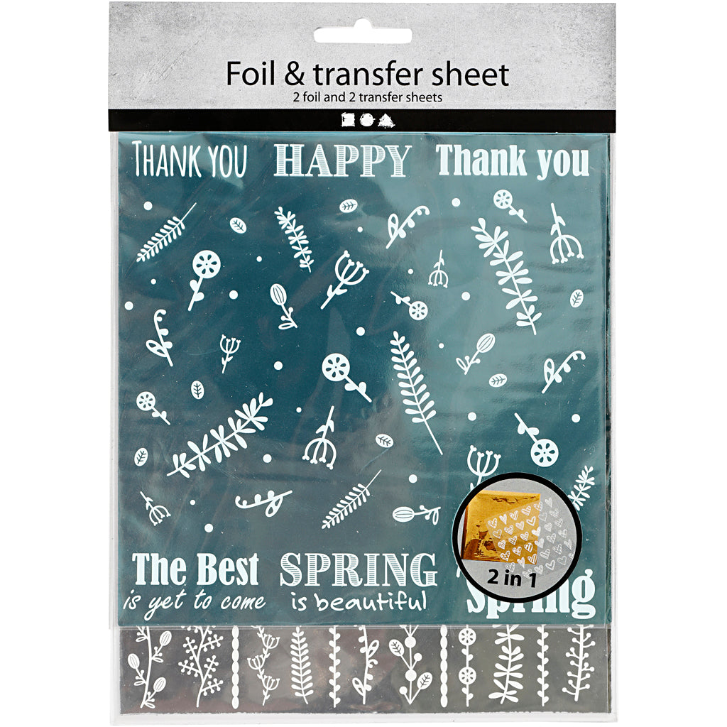Deco Foil and transfer sheet