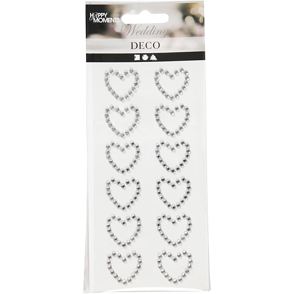 Rhinestone hearts