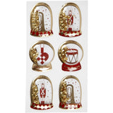 Shaker Stickers - Gold Nutcracker (6 pcs)
