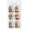 Shaker Stickers - Gold Nutcracker (6 pcs)