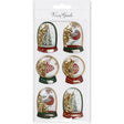 Vivi Gade Gold Shaker Stickers - Baubles, Doves and Trees (Pack of 6)