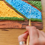 OKTO 3D Clay Painting Creative - Flower Beds In Holland