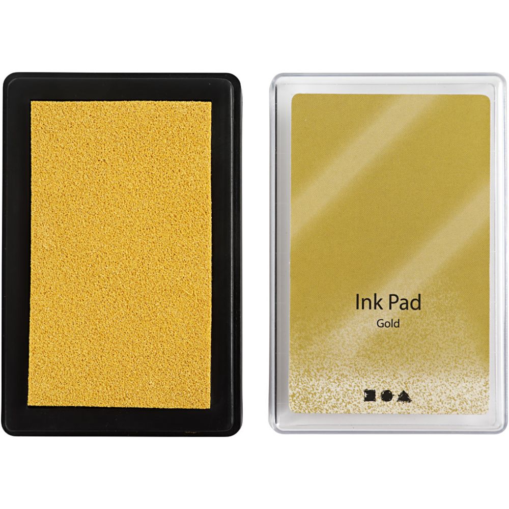 Ink Pad 9x6cm - Gold