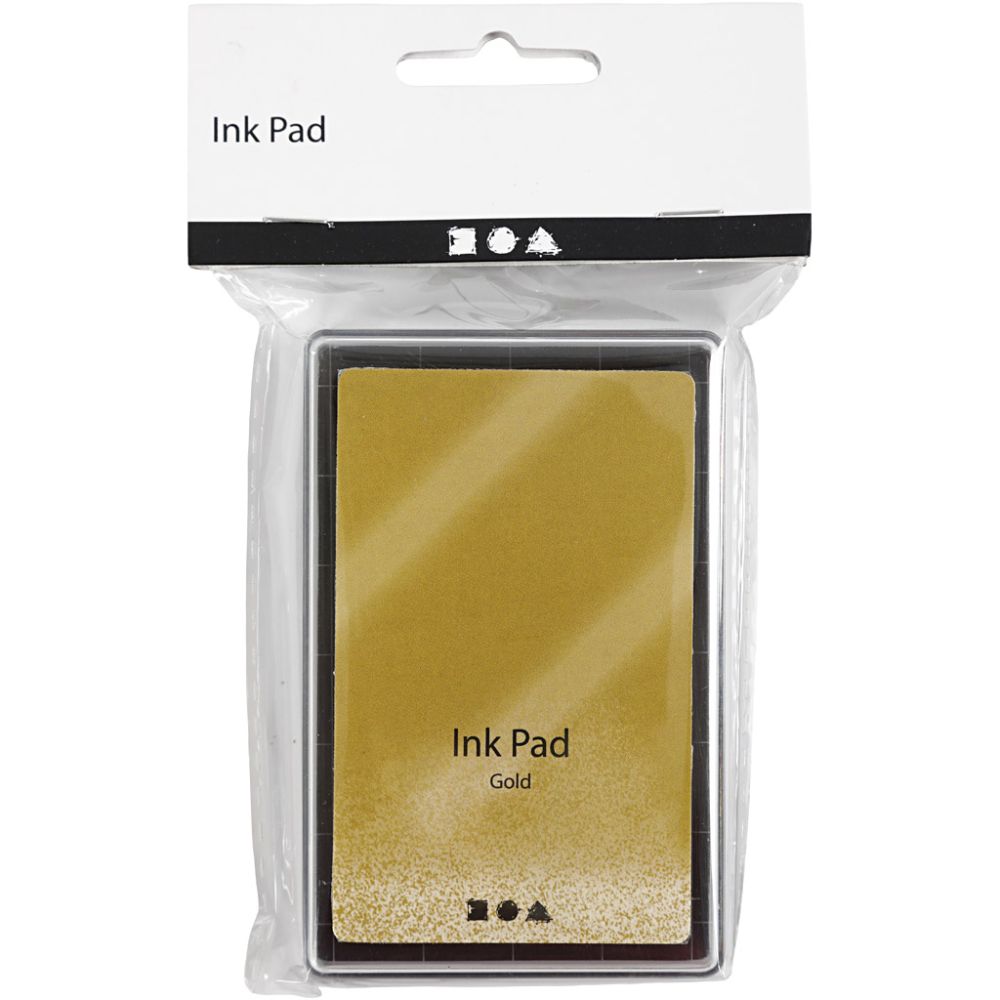Ink Pad 9x6cm - Gold