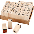 Wooden Stamps Set