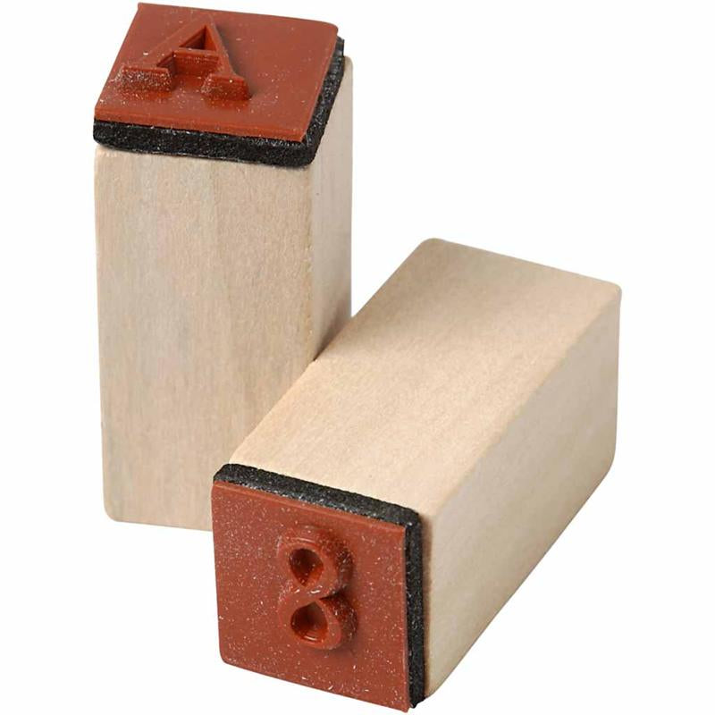 Wooden Stamps Set