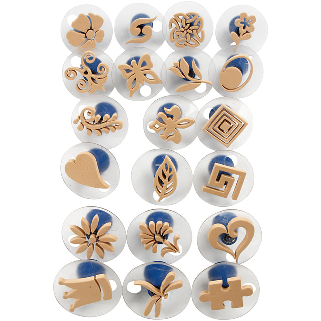 Foam Stamps With Handle