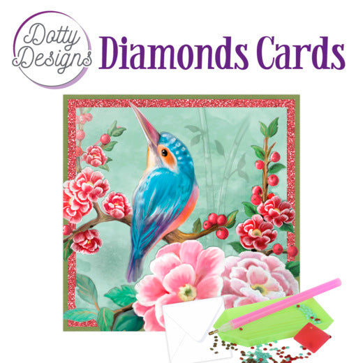 Dotty Designs Diamond Cards- Kingfisher