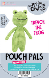 Knitty Critters Pouch Pals - Trevor The Frog