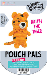 Knitty Critters Pouch Pals - Ralph The Tiger