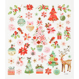 Stickers Sheet 15 x 16.5cm - Romantic Christmas