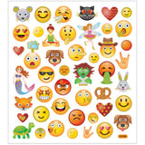 Stickers 15x16.5cm Sheet - Emojis