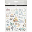 Stickers 15x16.5cm Sheet - Baby Boy