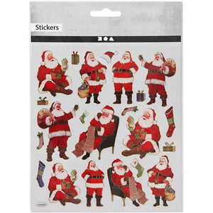Creativ Glitter Stickers - Santa Claus