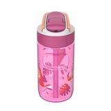 Lagoon 400ml Water Bottle with Straw - Toekan Love