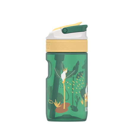Lagoon 400ml Water Bottle with Straw - Safari Jungle