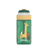 Lagoon 400ml Water Bottle with Straw - Safari Jungle