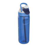 Lagoon 750ml Water Bottle with Straw lid Crisp Blue