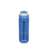 Lagoon 750ml Water Bottle with Straw lid Crisp Blue