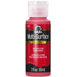 FolkArt Multi-Surface Acrylic 59ml - Apple Red