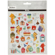 Creativ Glitter Stickers - Birthday Cats (1 Sheet)