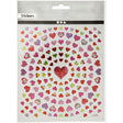 Stickers 15x16.5cm Sheet - Small Hearts