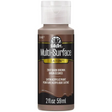 FolkArt Multi-Surface Acrylic 59ml - Bark Brown