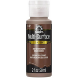 FolkArt Multi-Surface Acrylic 59ml - Bark Brown