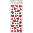 Glitter Stickers - Red Hearts (2 Sheets)