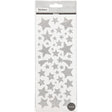 Glitter Stickers - Silver Stars (2 Sheets)