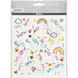 Stickers Sheet 15x16.5 cm - Unicorn