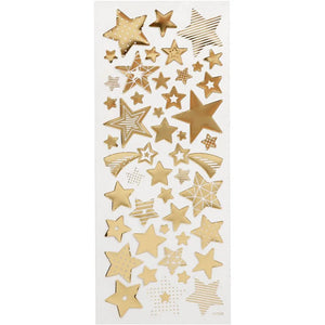 Stickers Sheet - Gold Stars