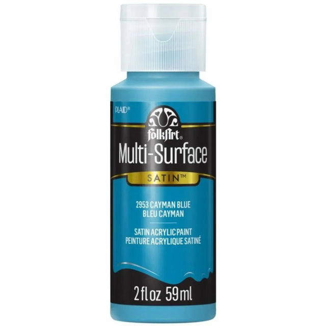 FolkArt Multi-Surface Acrylic 59ml - Cayman Blue