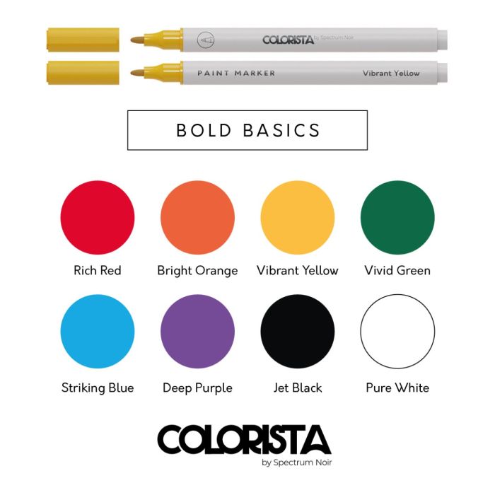 Colorista - Paint Marker - Bold Basics 8pc