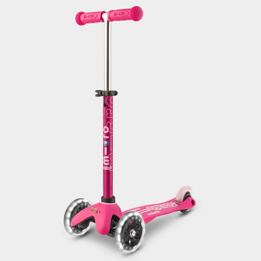 Mini Micro Deluxe Scooter Light up Wheels: Pink