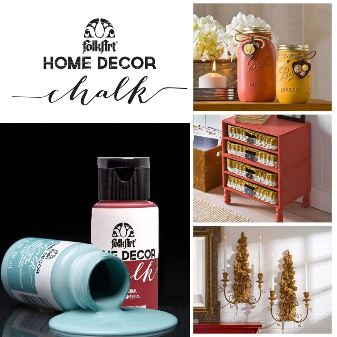 FolkArt Home Decor Chalk Paint 59ml - Nautical