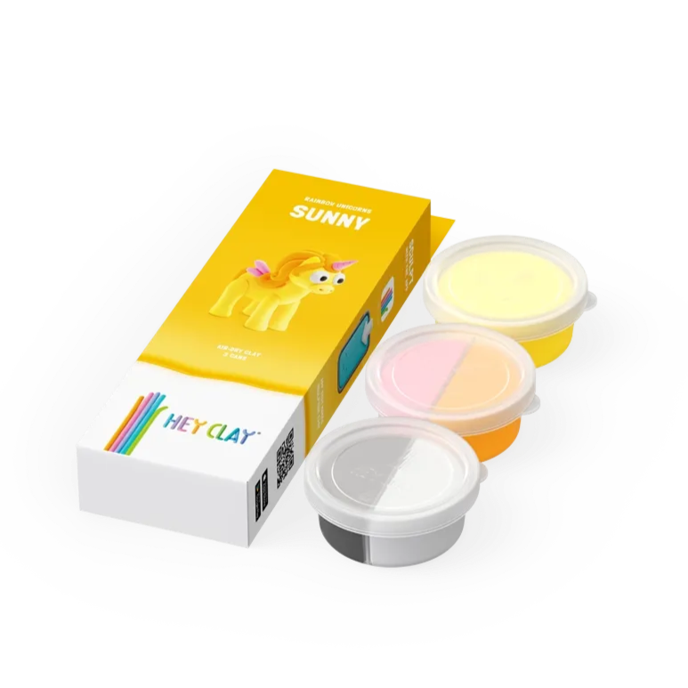 Hey Clay - Rainbow Unicorn: Sunny (3 Cans)