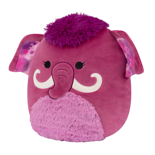 Squishmallow 12 inch Magdalena Magenta Woolly Mammoth