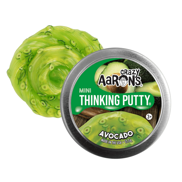 Crazy Aaron's Thinking Putty Mini Tin - Avocado