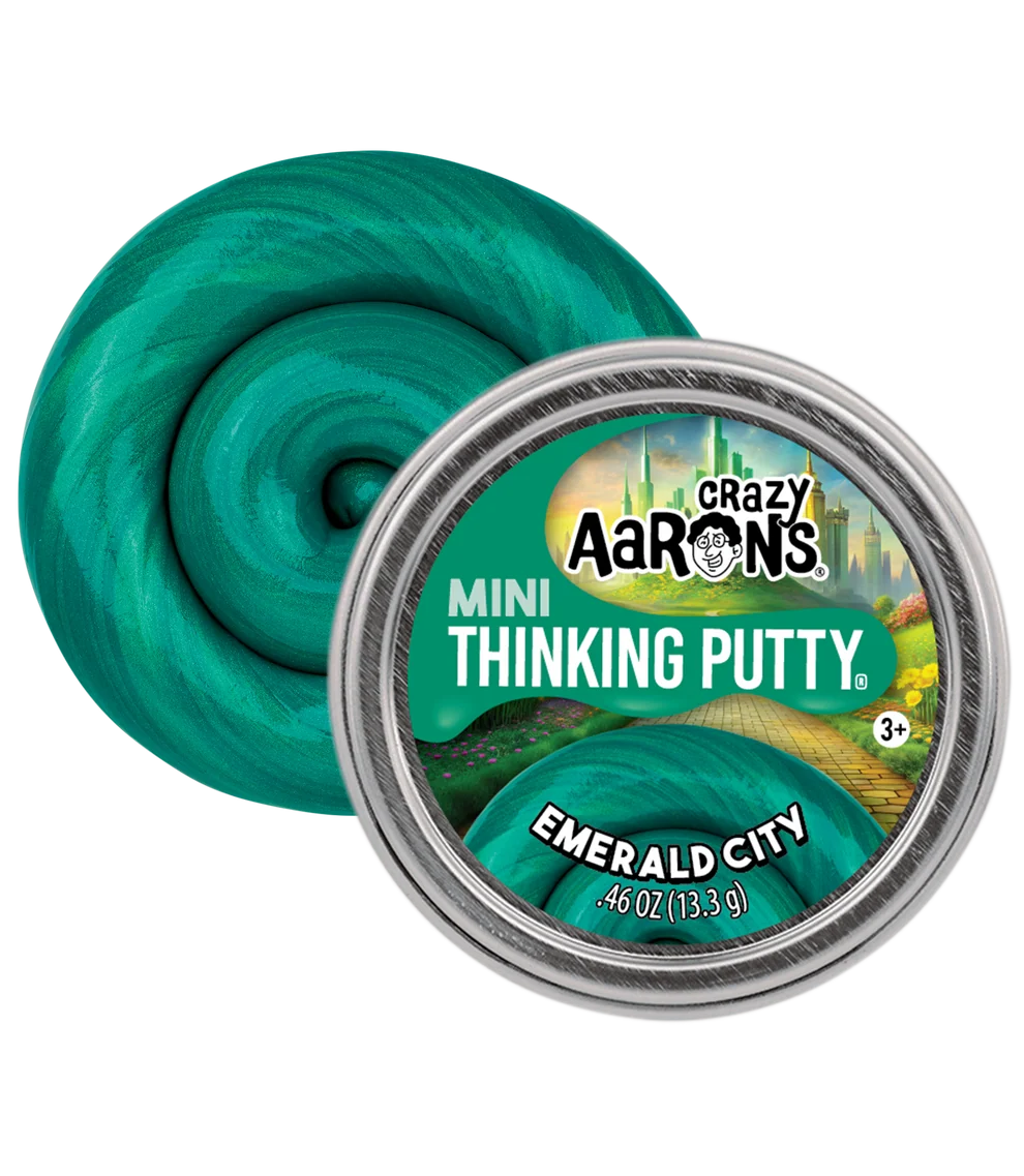 Crazy Aaron's Thinking Putty Mini Tin - Emerald City